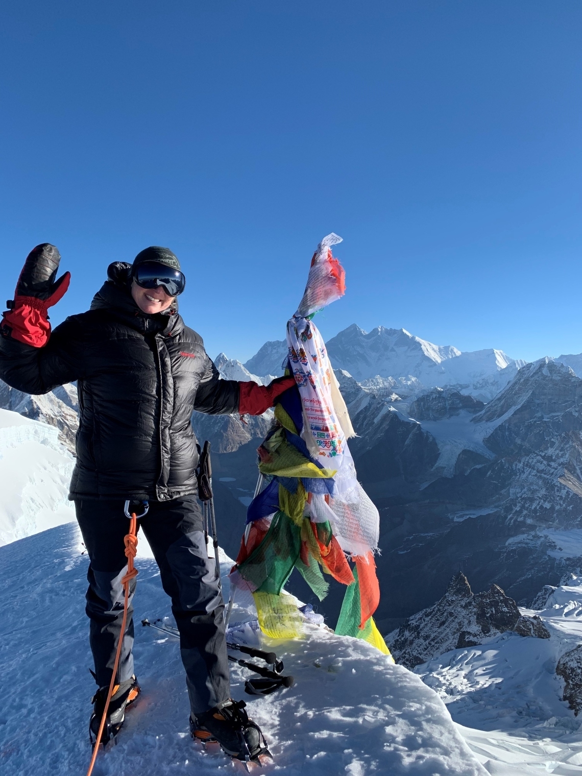 Reaching the top of Mera Peak is so satisfying